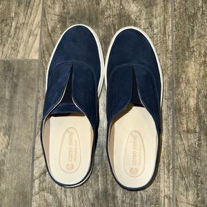 CC Corso Como Trena Embossed Nubuck Platform Slip-On Sneaker